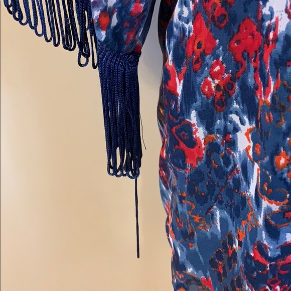 ⭐️3/$20⭐️ NWOT Sheer Fringed Kimono - Picture 3 of 4